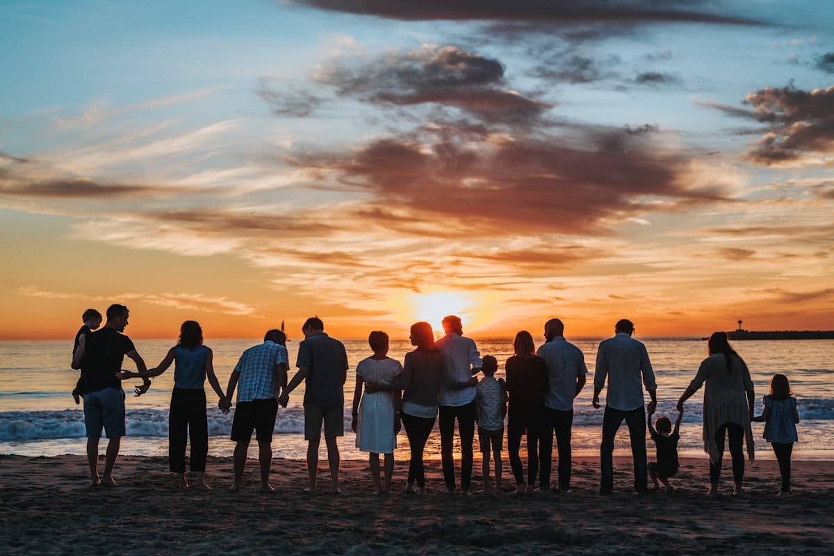 Family together representing life insurance protection